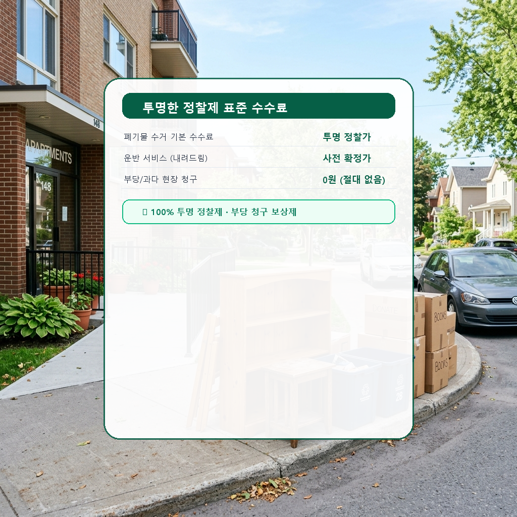 투명한 정찰제 수수료